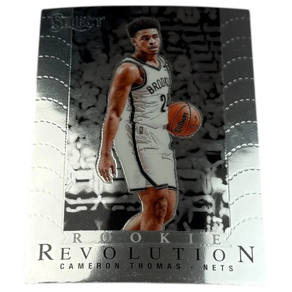 2021 2022 Panini Select‎ Basketball Cameron Thomas Rookie Revolution Brooklyn